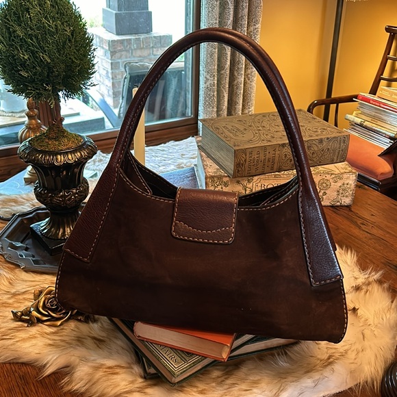 Tod’s Suede Shoulder Hobo Bag - Picture 2 of 11